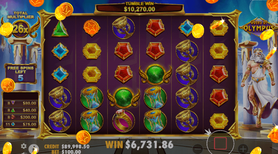 Gates of Olympus Free Spins