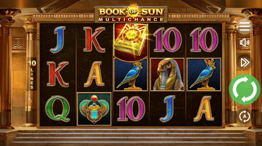 Book of Sun Multichance Jeu