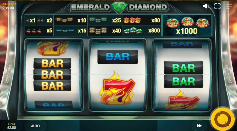 Emerald Diamond Jeu