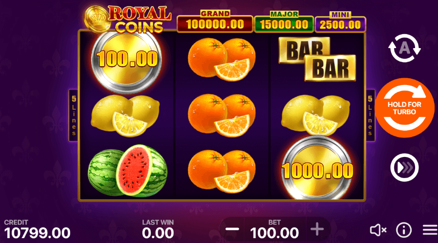 Royal Coins: Hold and Win Jeu