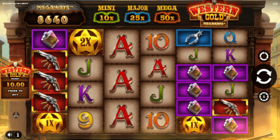 Western Gold Megaways Jeu