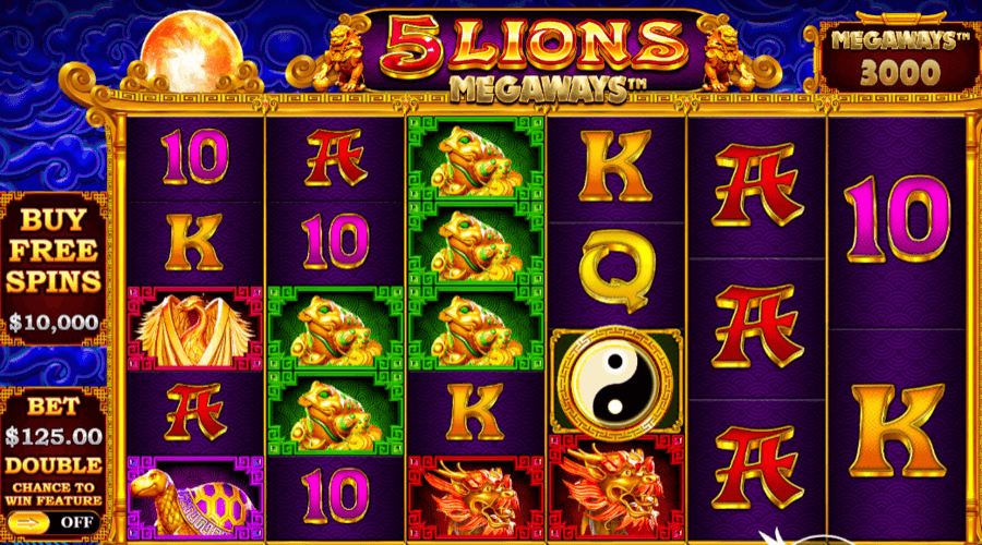 5 Lions Megaways Jeu