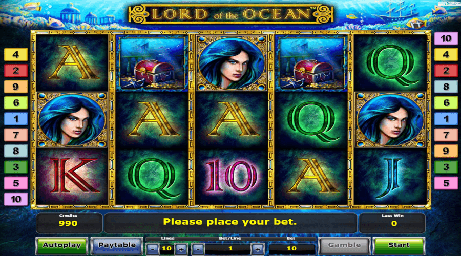 Lord of the Ocean Jeu