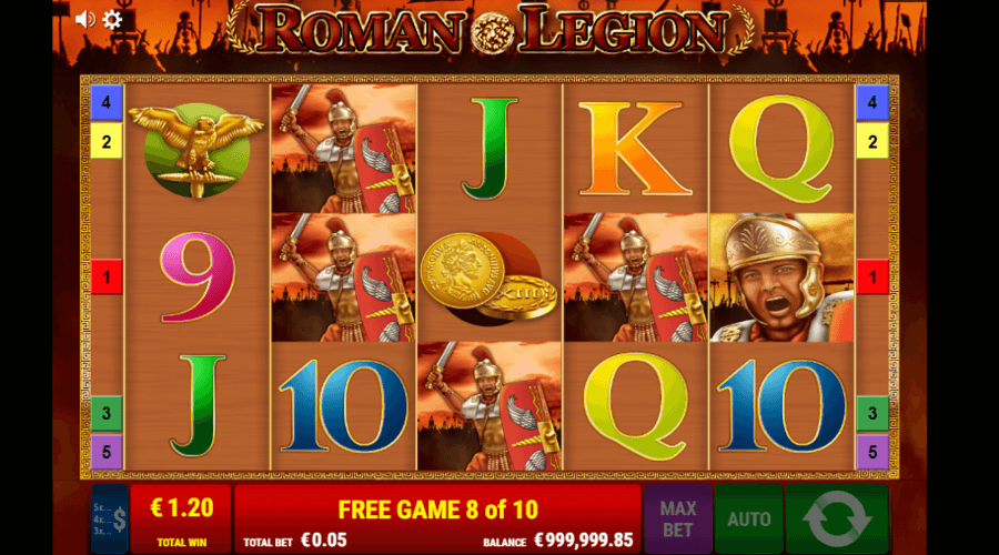 Roman Legion Free Spins