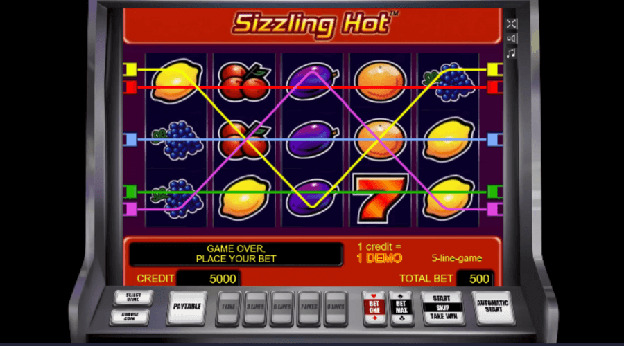 Sizzling Hot Jeu