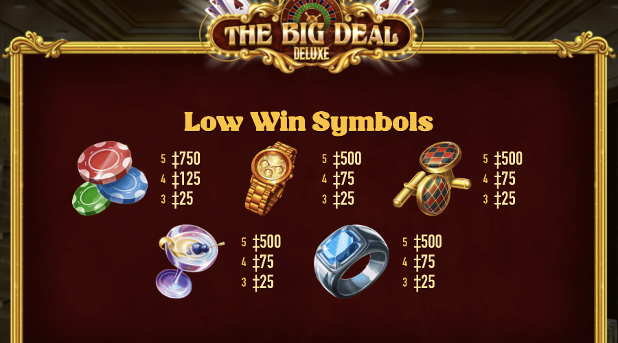 The Big Deal Deluxe Symboles 2