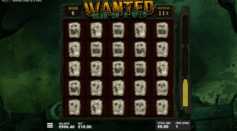 Wanted Dead or a Wild Free Spins