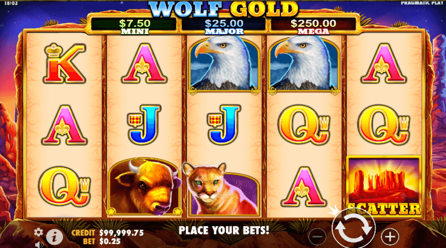 Wolf Gold Jeu