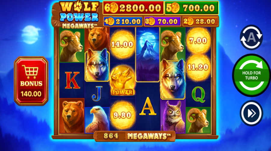 Wolf Power Megaways Jeu