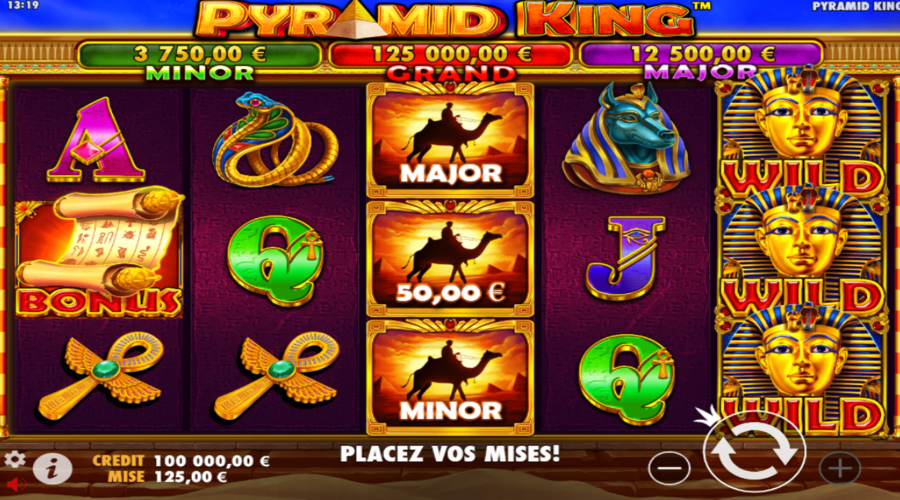 Pyramid King Jeu