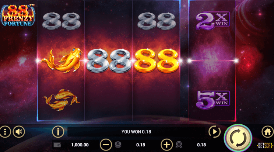 88 Frenzy Fortune Jeu