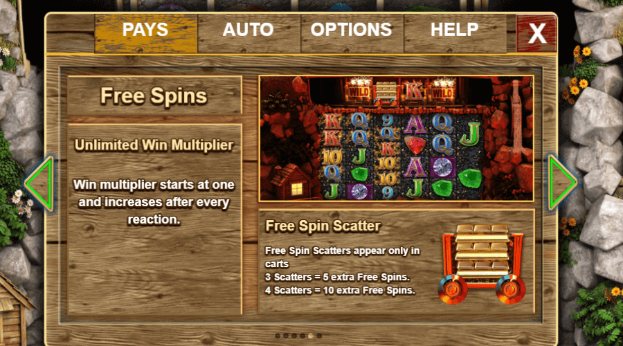 Bonanza Free Spins