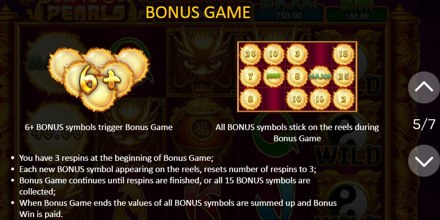 Dragon Pearls Bonus