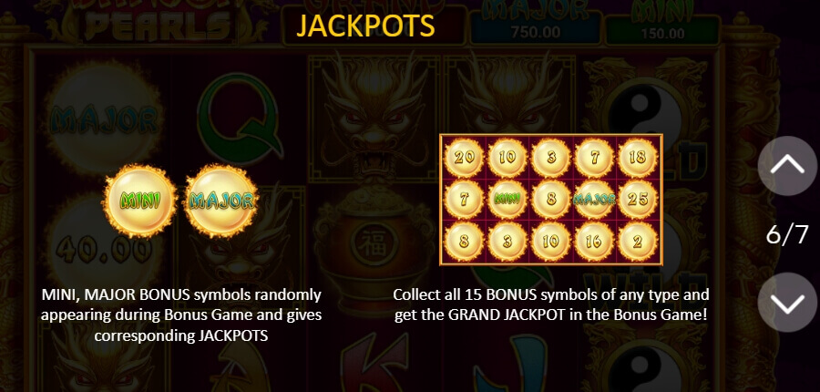 Dragon Pearls Jackpots